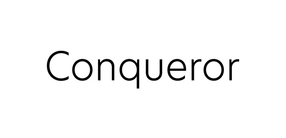 Conqueror brand logo