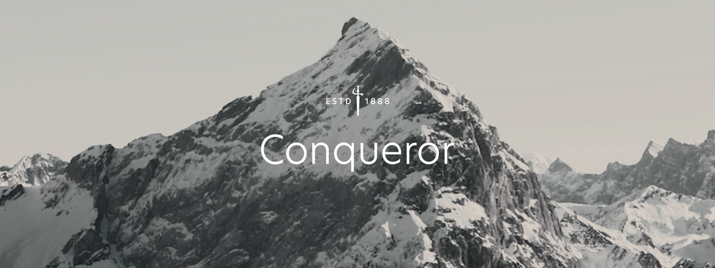 Conqueror product page banner