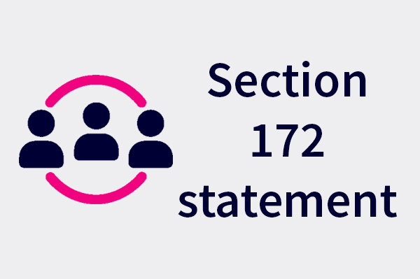 Section 172 Statement