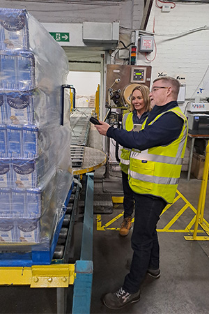 dave hicklin in warehouse
