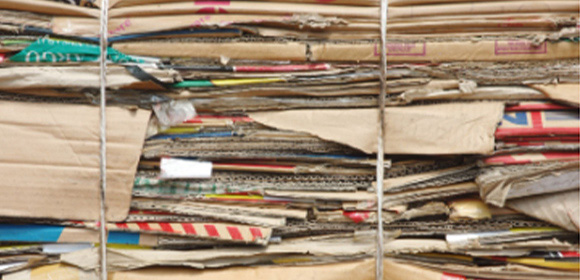 paper packaging wasteyard