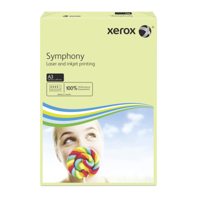 Xerox Symphony Pastel Green A3 80gsm Pack of 500 Sheets