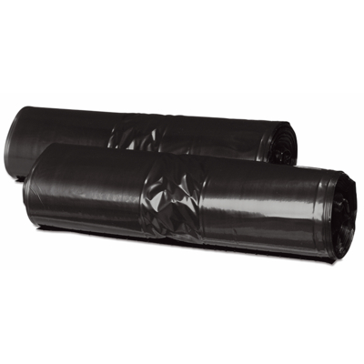 Black Polyethylene Bin Bags 450x975mm 140gsm