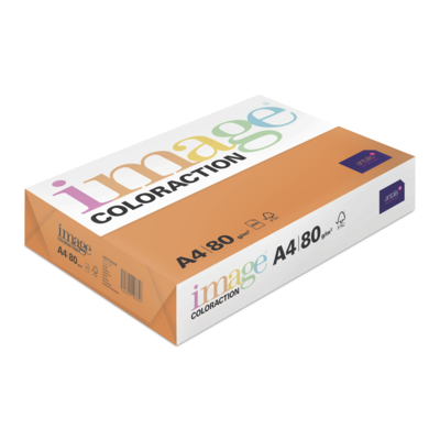 Image Coloraction Amsterdam Deep Orange Paper A4 80gsm 500 Sheets