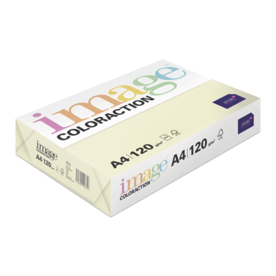 Image Coloraction Atoll Pale Ivory Paper A4 120gsm Pack of 250 Sheets
