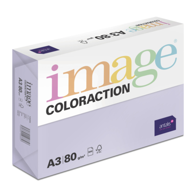 Image Coloraction Tundra Mid Lilac Paper A3 80gsm Pack of 500 Sheets