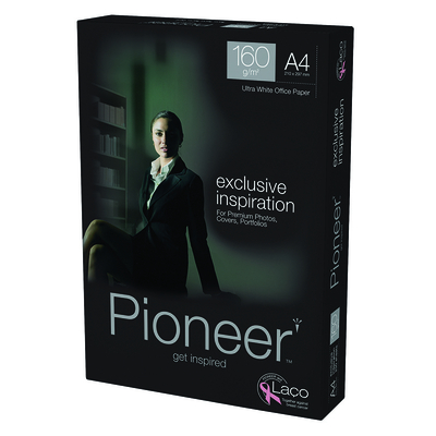 Pioneer Office White Printer Paper A4 160gsm pack of 250 sheets
