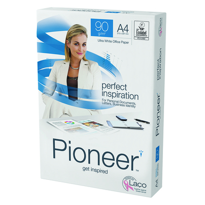 Pioneer Office White Printer Paper A4 90gsm pack of 500 sheets