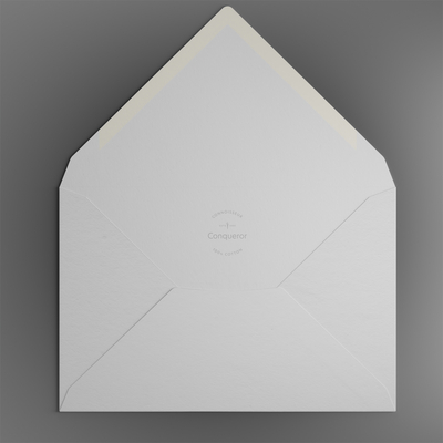 Conqueror Connoisseur Wove Envelopes Soft White Wallet 130x195mm 120gsm