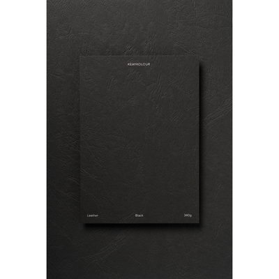 Keaykolour Leather Creative Paper Black 700x1000mm 340gsm Pack of 50 Sheets