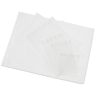 Grip Seal Bags Clear 380x455mm 45 Micron Gl17 Plain 30% Recycled Box of 1000