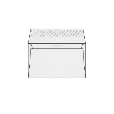 Conqueror Laid Envelope Brilliant White 114x162mm 120gsm Pack of 500