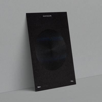 Olin Colours Black Creative Paper B1 700gsm Pack of 25 Sheets