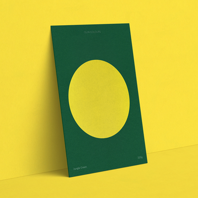 Olin Colours Creative Paper Jungle Green 700x1000mm 170gsm Pack of 125 Sheets