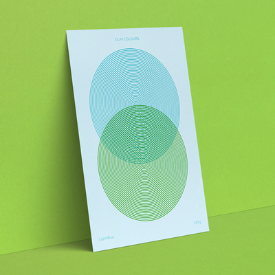 Olin Colours Creative Paper Light Blue 700x1000mm 90gsm Pack of 250 Sheets