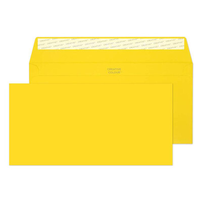 Purely Creative Colour Envelopes Banana Yellow 25203 120gsm 25 Per Pack