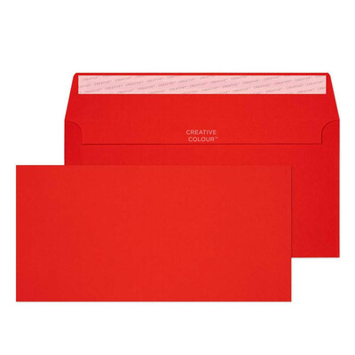 Purely Creative Colour Envelopes Pillar Box Red 25206 120gsm 25 Per Pack