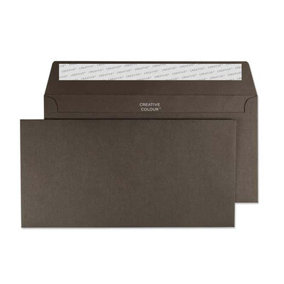Purely Creative Colour Envelopes Bitter Chocolate 25226 120gsm 25 Per Pack