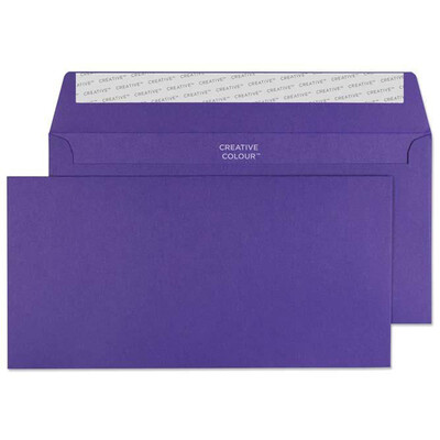 Purely Creative Colour Envelopes Blackcurrant 25247 120gsm 25 Per Pack