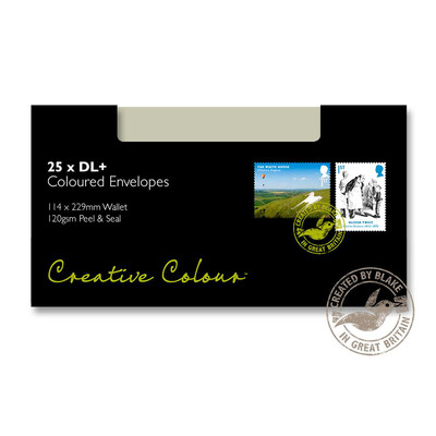 Purely Creative Colour Envelopes French Grey 25219 120gsm 25 Per Pack