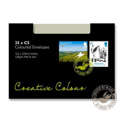 Purely Creative Colour Envelopes French Grey 45319 120gsm 25 Per Pack