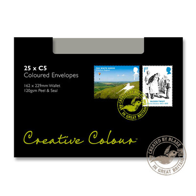 Purely Creative Colour Envelopes Bitter Chocolate 45326 120gsm 25 Per Pack