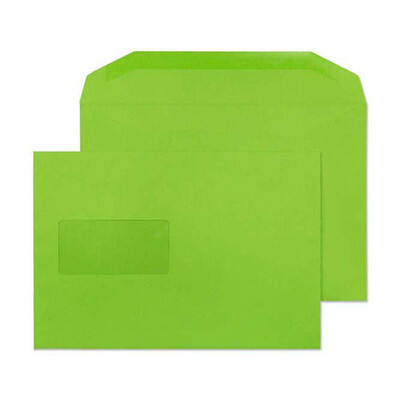 Purely Creative Colour Envelopes Lime Green 807MW 120gsm 500 Per Pack