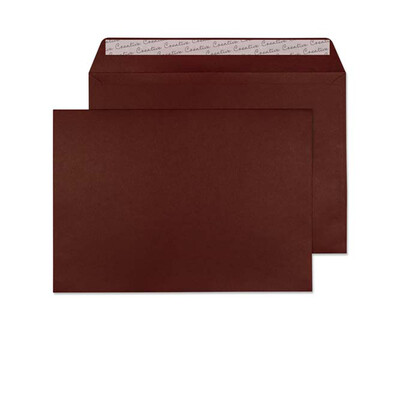 Purely Creative Colour Envelopes Bordeaux 63422 120gsm 10 Per Pack