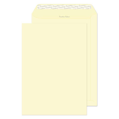 Purely Creative Colour Envelopes Vanilla Ice Cream 63954 120gsm 10 Per Pack