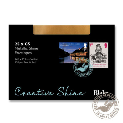 Purely Shine Metallic Gold 45313 130gsm 25 Per Pack