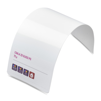 Coala 2D Air Free Polymeric Self Adhesive Vinyl White Gloss Permanent 1600mm x 50 Metres 75 Micron