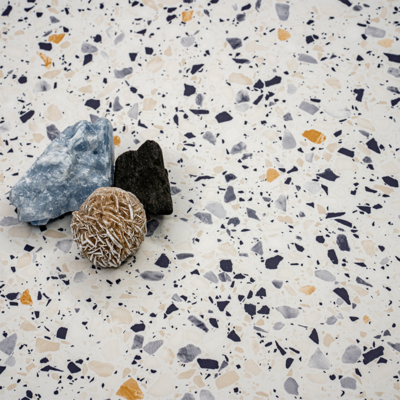 Coala Interior Film Terrazzo NH10 Mixed Blue 1220mm x 50 Metre