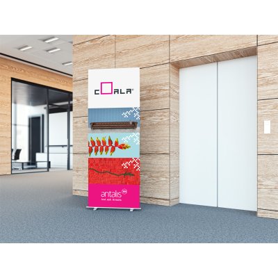 Coala Roll-Up Polypropylene S Display Banner White 1520mm x 30 Metres 195 Micron