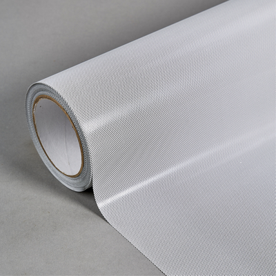 Contra Vision Performance HD 40% Polymeric Perforated Self Adhesive White On Black 1520mm x 50 Metres 150 Micron