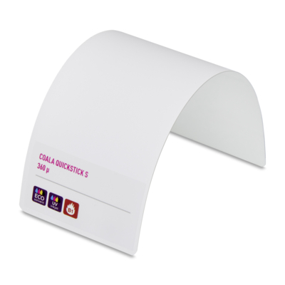 Coala Quickstick S White Matt Removable PVC Film 1020mm x 20 Metres 350 Micron