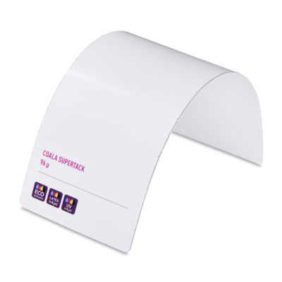 Coala Supertack White High Gloss Ultra Permanent PVC Film 1372mm x 50 Metres 96 Micron