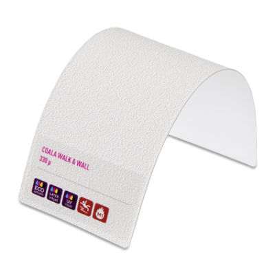 Coala Walk & Wall Self Adhesive Vinyl White Removable 1220mm x 25 Metres Micron