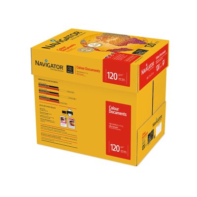 Navigator Colour document White Printer Paper A4 120gsm pack of 250 sheets