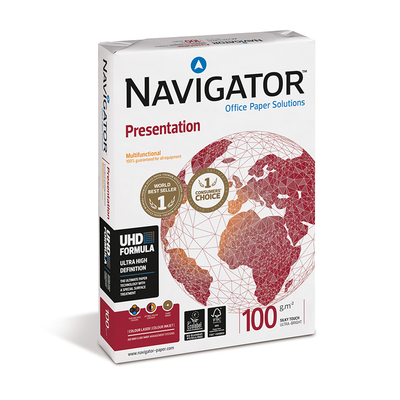 Navigator Presentation White Printer Paper A4 100gsm pack of 500 sheets
