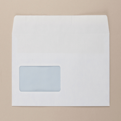 River Series White Wallet Envelope Front