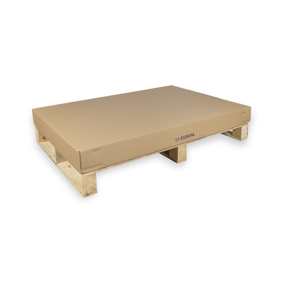 Pallet Box 1170x770x660mm with Euro Pallet Flat