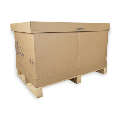 Pallet Box 1170x770x660mm with Euro Pallet Open