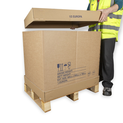 Pallet Box 770x570x660mm with Euro Pallet Application