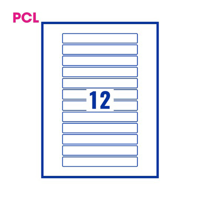 PCL Labels PCL14820 148x20mm 12 Labels per Sheet