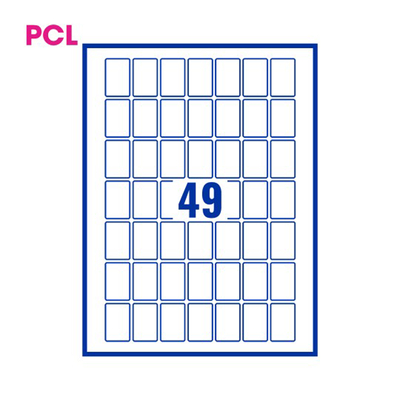 PCL Labels PCL2538 25x38mm 49 Labels per Sheet