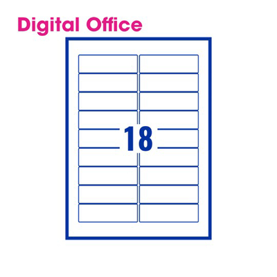 PCL Digital Office Labels PCL L18/9630SE 96x30mm 18 Labels per Sheet