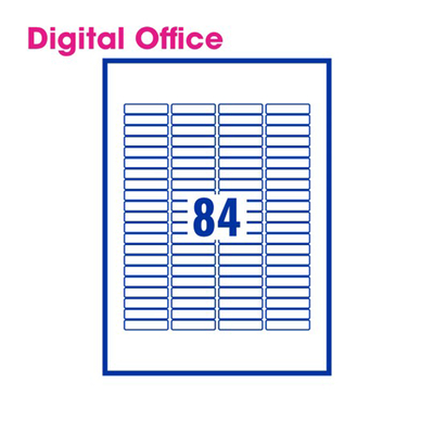 PCL Digital Office Labels PCL L84/4611SE 46x11.1mm 84 Labels per Sheet