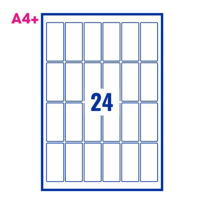 PCL Series 5 3475 34x75mm 24 Labels per Sheet