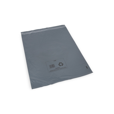 Poly Mailer Grey 400x500mm T15 Back