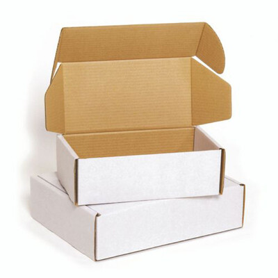 Single Wall White Despatch Box FEFCO 0427 152x152x60mm Pack of 50